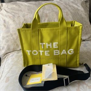 Authentic Marc Jacobs The Tote bag in Citronelle size medium.